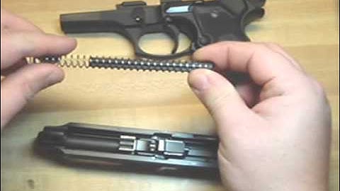 Beretta 92FS Field Strip and Reassembly