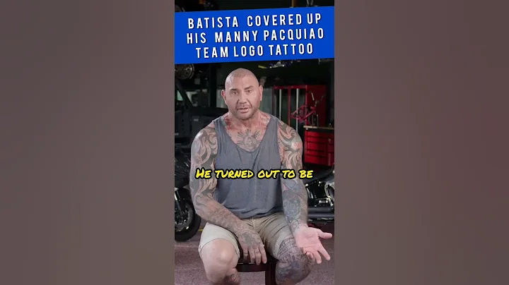 Dave Bautista covered up his Team Pacquiao logo tattoo after Manny Pacquiao's anti-gay remarks