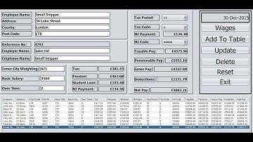 How to Create Payroll Management Systems with JTable in Java NetBeans - Tutorial 2