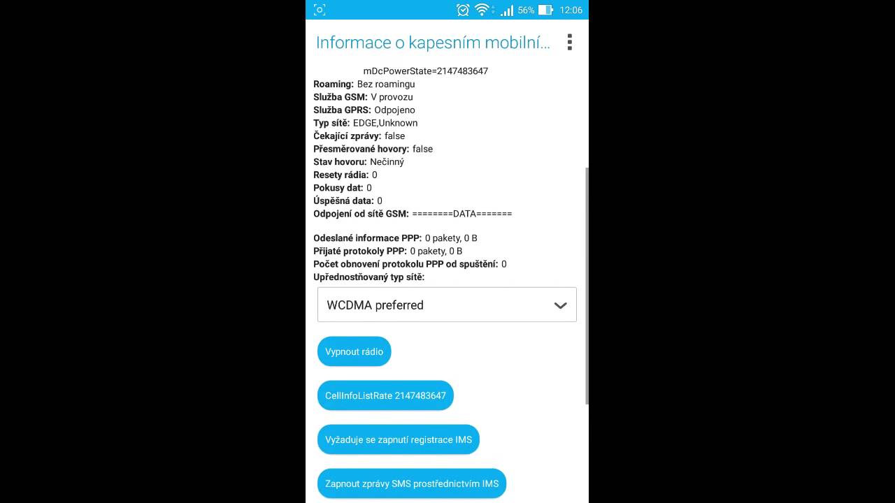 Hidden Android Testing menu / Testovací skryté menu na Androidu - YouTube