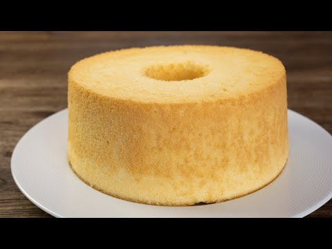Chiffon Cake, perfect recipe with only five ingredients