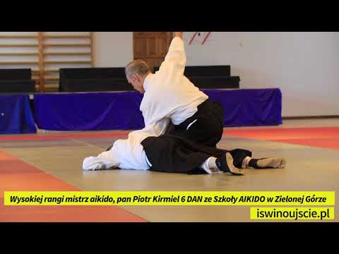 Wysokiej rangi mistrz aikido, pan Piotr Kirmiel 6 DAN ze szkoły AIKIDO w Zielonej Górze