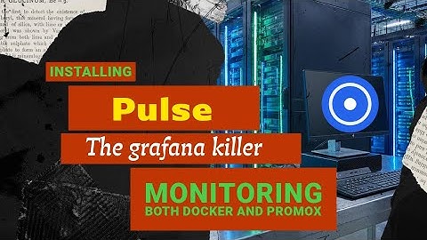 Install Pulse monitoring Proxmox/Docker