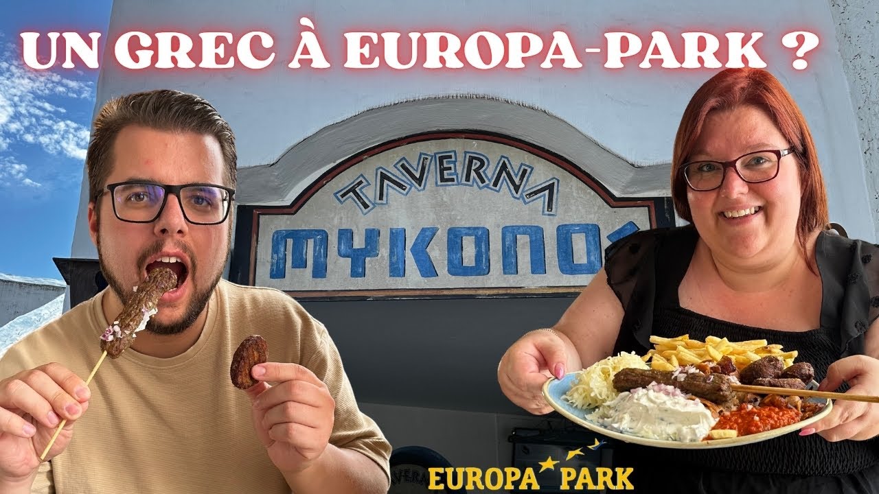On Découvre Le Restaurant Grec Taverna Mykonos à Europa-Park !