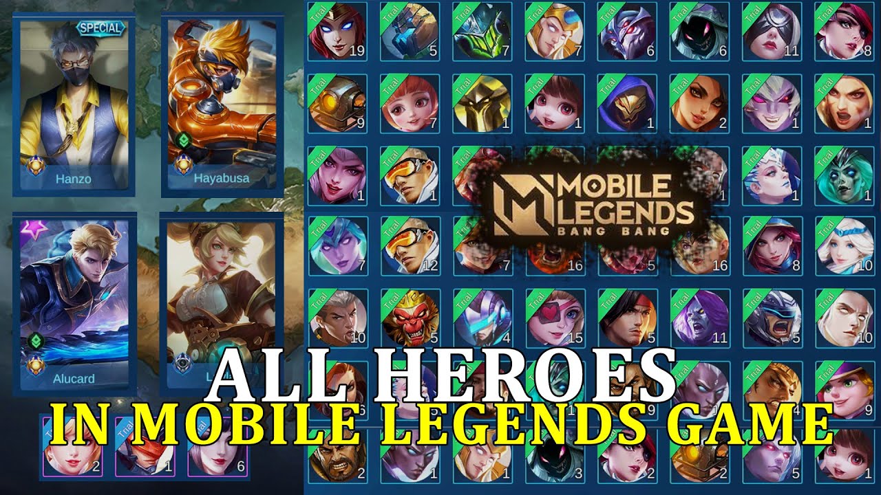 ALL Hero Mobile Legend In 2021 Recap Semua Heroes MLBB Indonesia YouTube