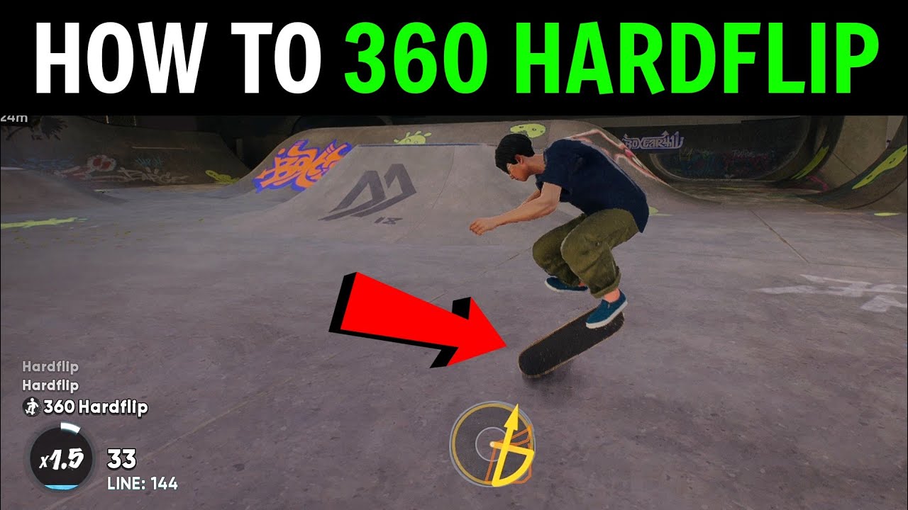 Skate 4: Как сделать 360-градусный хардфлип (пошаговая инструкция)