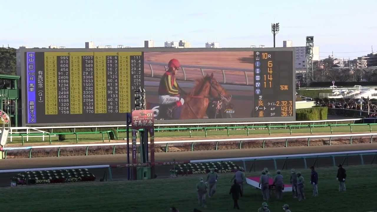 現地撮影 2013年有馬記念 オルフェーヴル引退レース - YouTube
