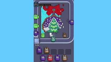 Pixel Flow Level 227. Walkthrough Gameplay 