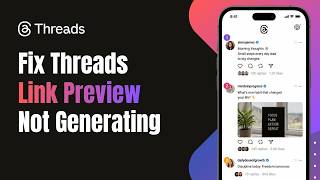 How to Fix Threads Link Preview Not Generating !