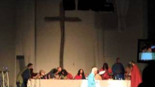 Easter Reenactment Church Clips Jesus and The Last Supper