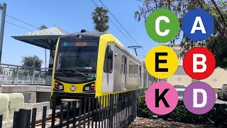 1 Hour - Los Angeles Metro Trains | All Lines