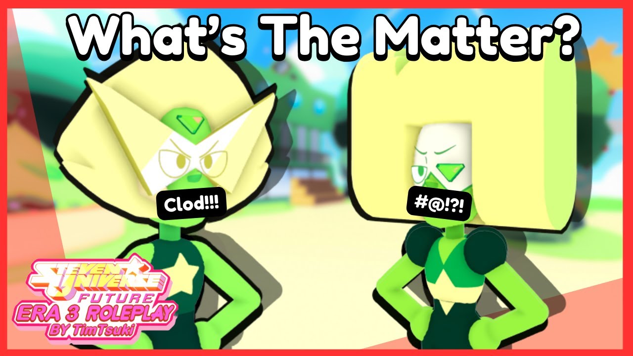 Peridot Gets Into A FIGHT Steven Universe ROBLOX YouTube 