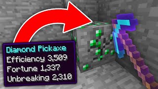 Minecraft But, You Enchant Every Time You Mine | Raju Gaming