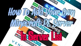 How To Add Your Own Minecraft PE Server In Server List 100% Working 2021 screenshot 3