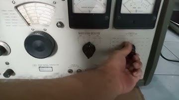 Hewlett Packard HP 606B HF signal generator products th 1966