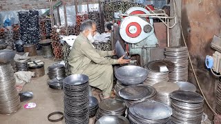Process of Making Restaurant Carbon Steel Wok | Factory Mass Production