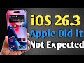 iOS 26.3 - Apple did it again