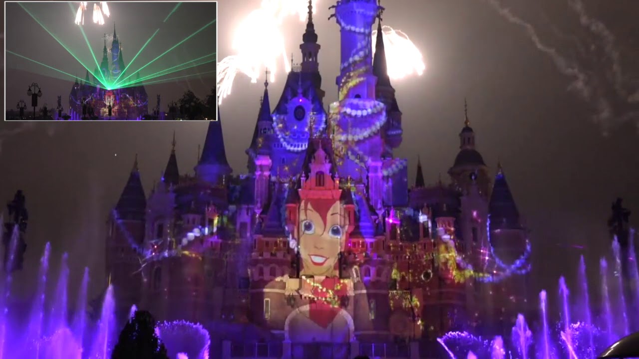 ºoº SHDL 上海ディズニー ランド イグナイト・ザ・ドリーム Ignite The Dream Projection Mapping show