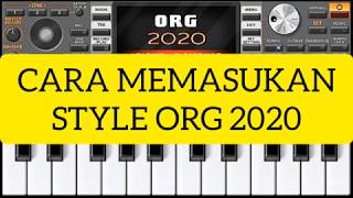 Cara Menambahkan Style & Set Org 2020 || download set ||