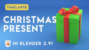 Christmas Present | Timelapse | Blender 2.91