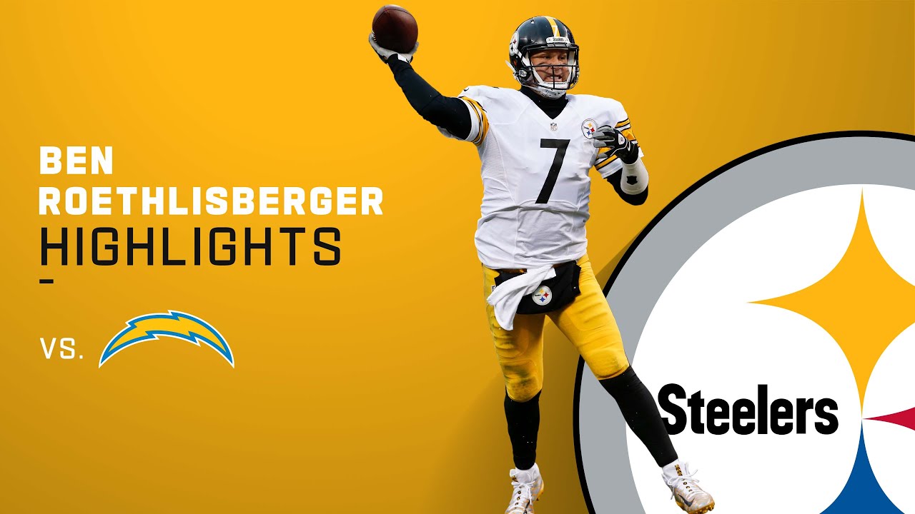 Sæt tøj væk Junction Motivere 2021 Highlights: Ben Roethlisberger Highlights from Week 11 | Pittsburgh  Steelers - YouTube