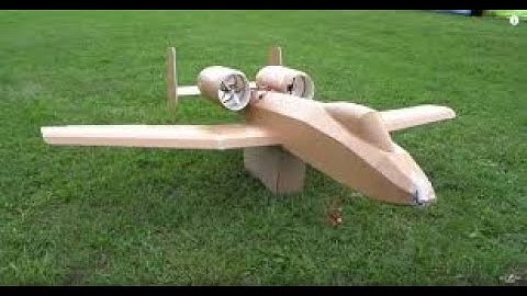 A-10 Warthog Design and Scratch Build