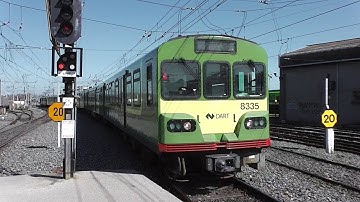 Irish Rail 8300 Class Dart Train number 8335 - Connolly Station, Dublin