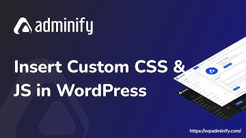 How to insert Header & Footer Scripts and Stylesheet In WordPress using WP Adminify?