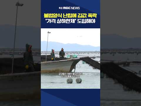 김 공장도 &amp;quot;가격 <strong>상하한제</strong> 필요&amp;quot;..어가간 갈등까지 #shorts