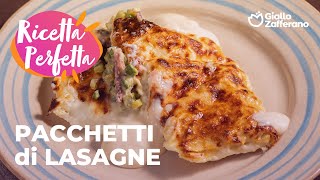 PACCHETTI di LASAGNE CON ZUCCHINE: RICETTA PERFETTA SUPER GOLOSA🤤✨