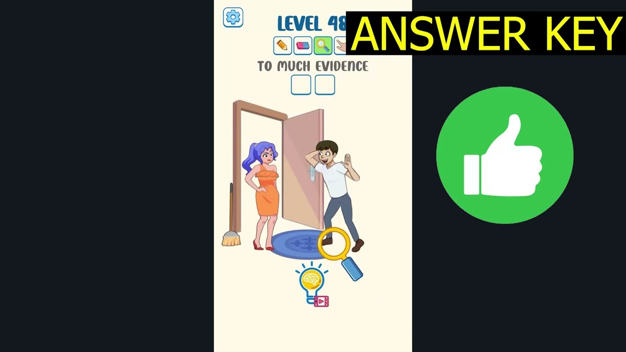 Brainstorm Nurse Story Puzzle LEVEL 48 Too Much Evidence (ANSWER KEY) Gameplay Walkthrough Solution