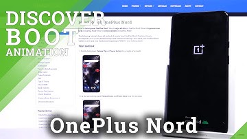 How to Boot Animation on OnePlus Nord – Welcome Panel