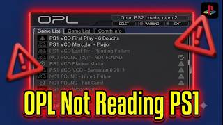 Fix OPL Not Reading PS1 VCD Games in PS2 FreeMcBoot Fix OPL Not Reading PS1 VCD Games in PS2 FreeMcBoot