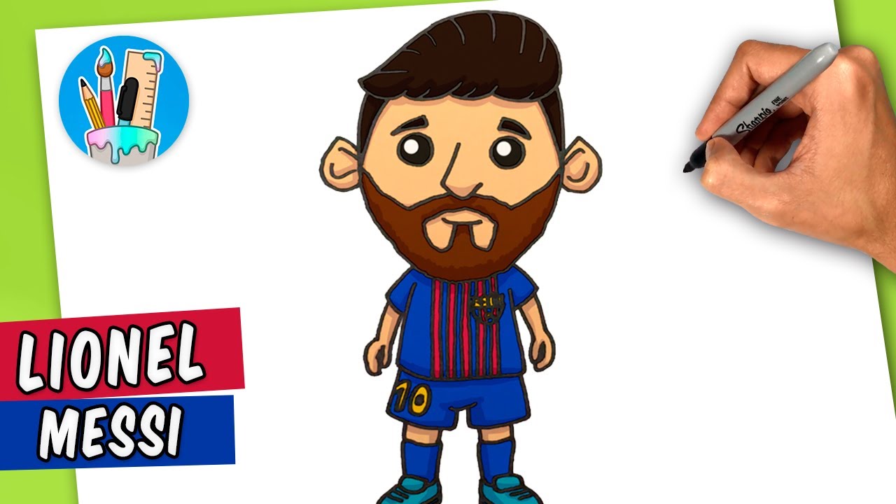 HOW TO DRAW MESSI - Easy Step by Step - thptnganamst.edu.vn