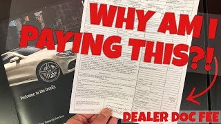 What the HECK is a Dealer Documentation Fee ?! (Dealer Admin & Doc Fee Explained) (MA Car Broker)