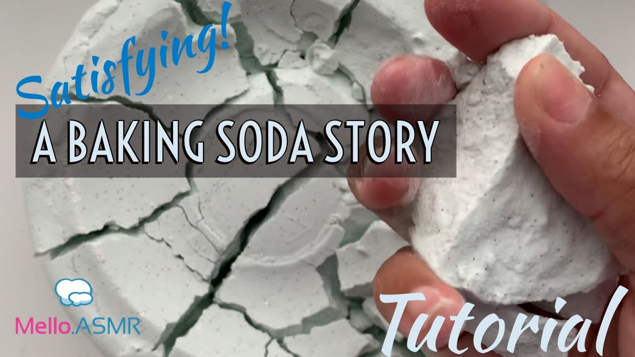 MAKE YOUR OWN Baking Soda Crumbles! The Most Satisfying ASMR with FULL Crumble at the end!