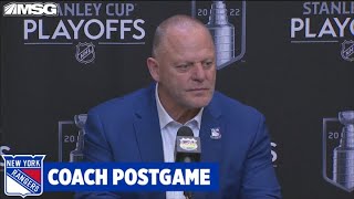 Gallant Reacts To Rangers 3-1 Loss To Tampa Bay Lightning In Game 6 | New York Rangers
