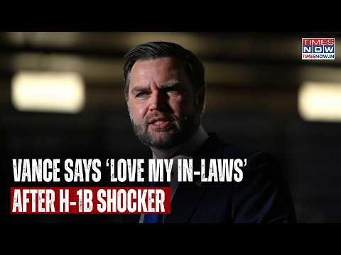 Vance Says, 'Love My Indian In-Laws' After H-1B Shocker, US VP Defends 'Indentured Servants' Remark