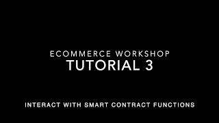 Blockchain E-Commerce Tutorial 3