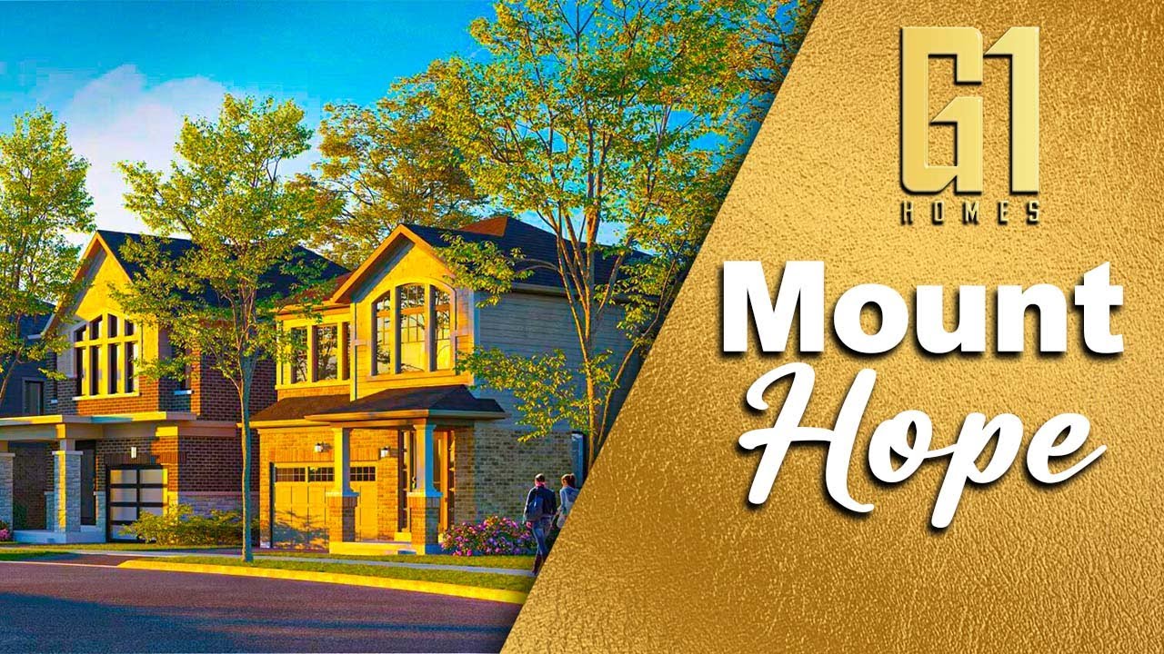 Mount Hope Modern Traditional TownHomes in Hamilton YouTube