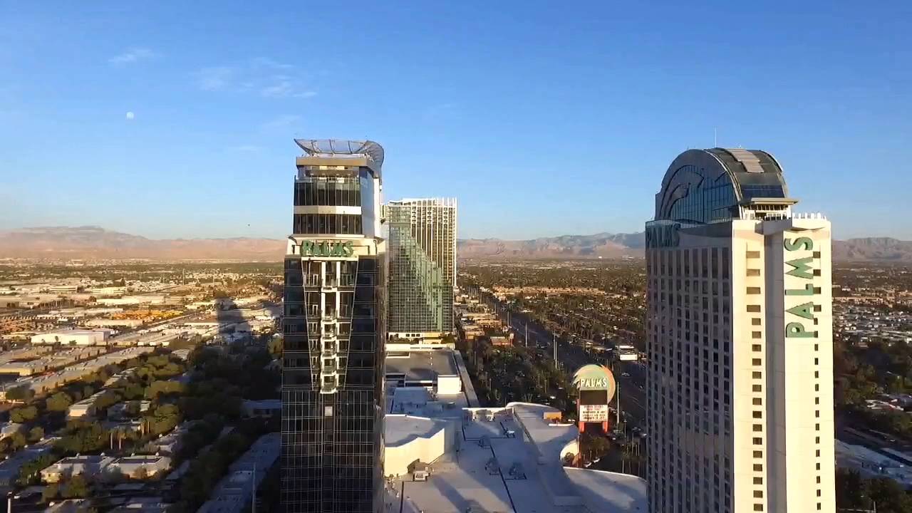 Palms towers in Las Vegas DJI Phantom 3 drone YouTube