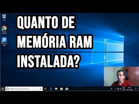 Como saber quanto de memória RAM tem seu PC no Windows 10 e Windows 7