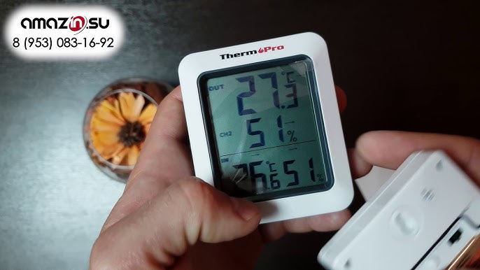 How to use ThermoPro Edge TP-55 Temperature and Humidity Monitor Hygrometer  Touch Screen [ Expose] 
