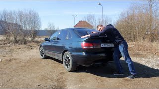 TOYOTA CARINA E GTI. 10 ЛЕТ ДУМАЛ И КУПИЛ.