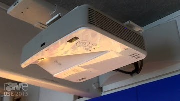 DSE 2015: NEC Display Intros U-321H Ultra-Short Throw Interactive Projector