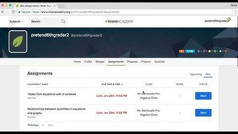 Finding Incomplete Assignments That Are Past The Due Date In A Khan Academy Class