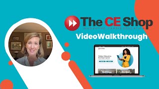 The CE Shop Video Walkthrough &amp; HONEST Review [Real Estate Prelicening &amp; Online Education]