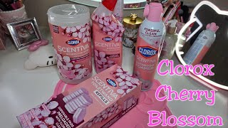 Clorox Scentiva Cherry Blossom #clorox #cloroxscentiva #cherryblossom #cleaning 