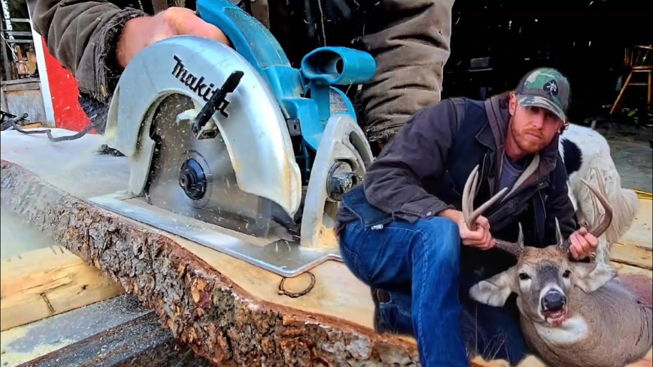 Cabin Table FAILED + Whitetail Harvest | Real Off-Grid Homestead Life