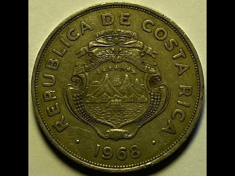 Costa Rica 2 Colones 1968